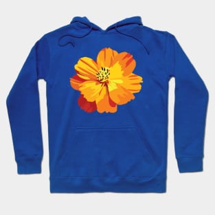 Orange Flower Hoodie